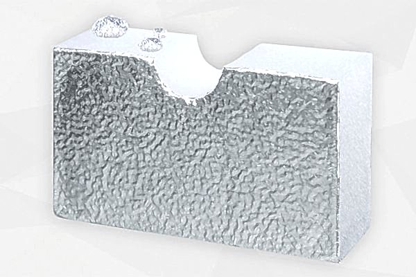 [Translate to Türkisch:] Weißes Polyestervlies mit Aluminiumoberfläche