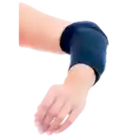 blaua Bandage am Arm